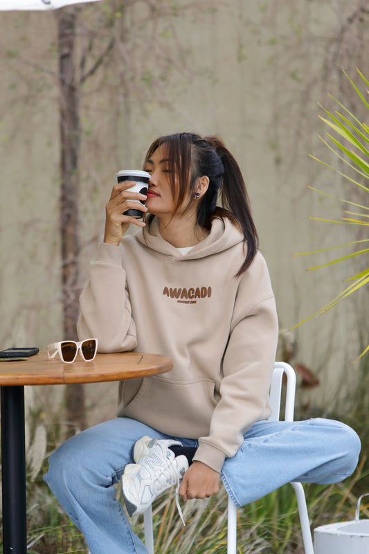 OVERSIZE HOODIE-Sandstone Serinity (Beige)