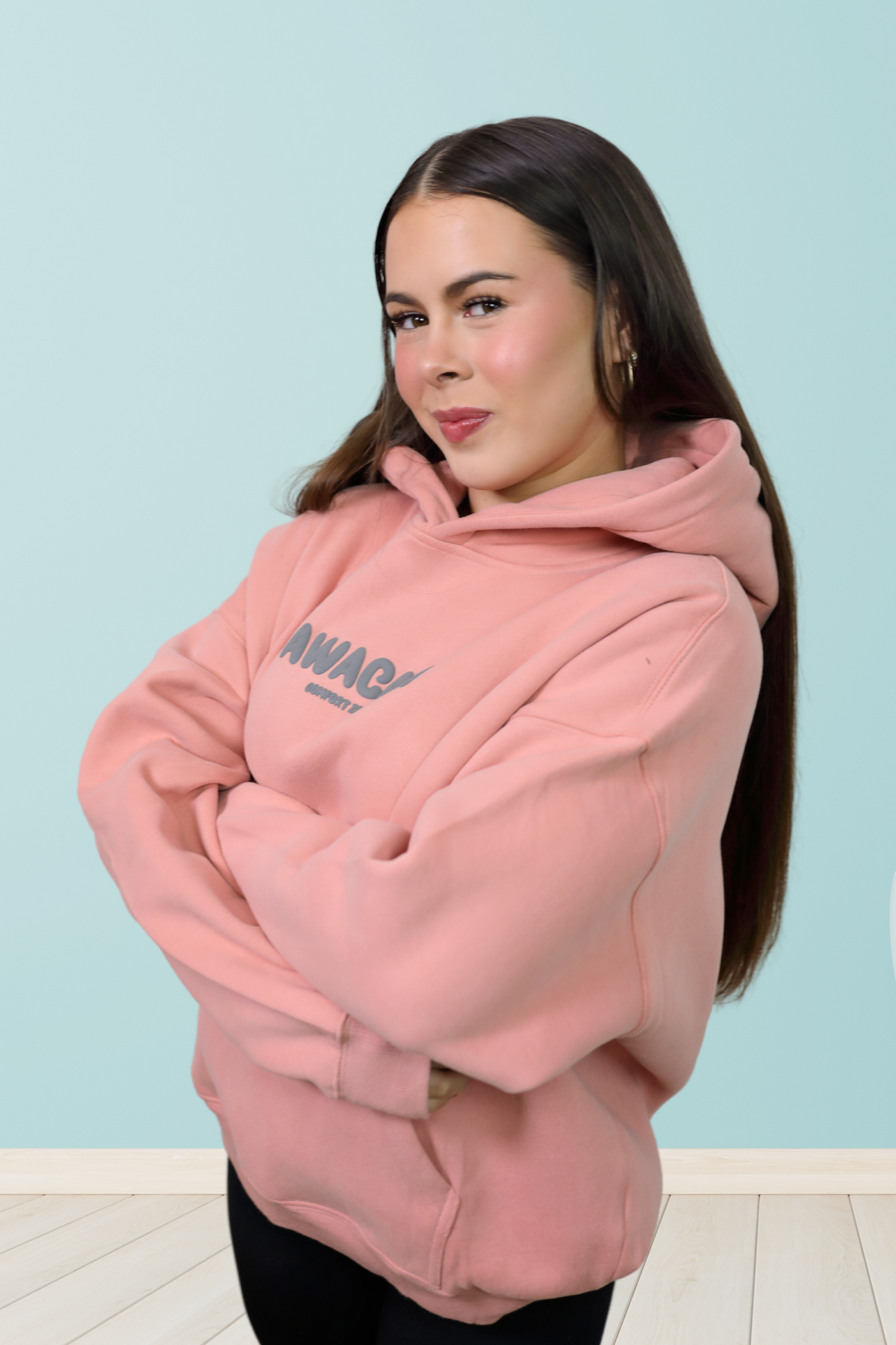 HOODIE -Blush Bloom (Pink)