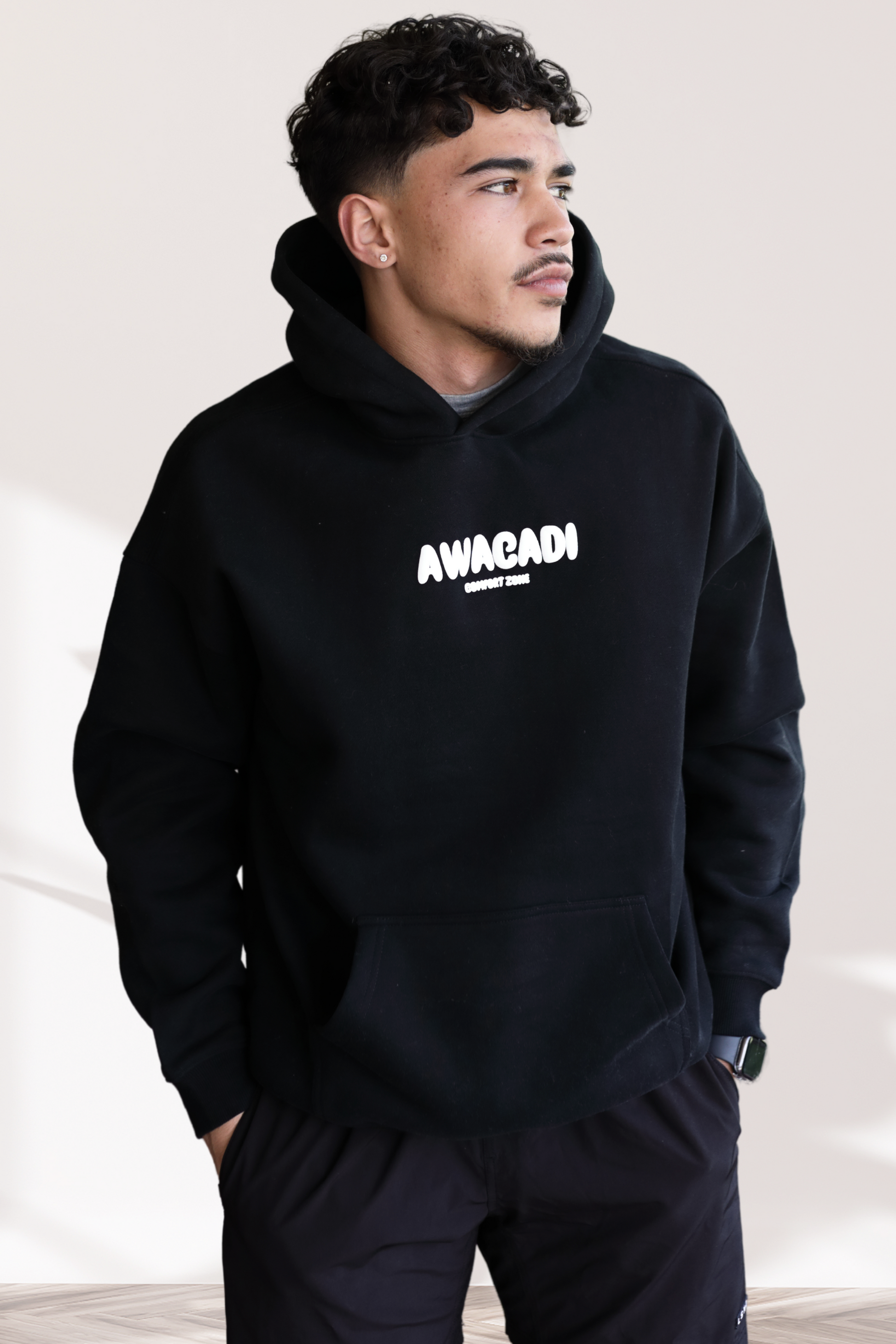 OVERSIZE HOODIE -Midnight Mode (Black) – AWACADI OVERSIZE HOODIE -Midnight Mode (Black) – AWACADI